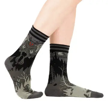 Mothman Crew Socks