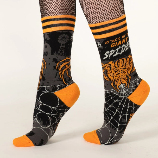 Attack of the Giant Spider Crew Sock