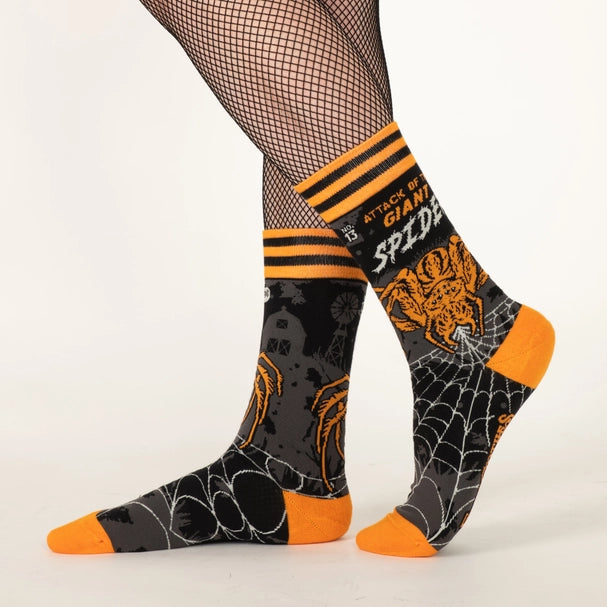 Attack of the Giant Spider Crew Sock