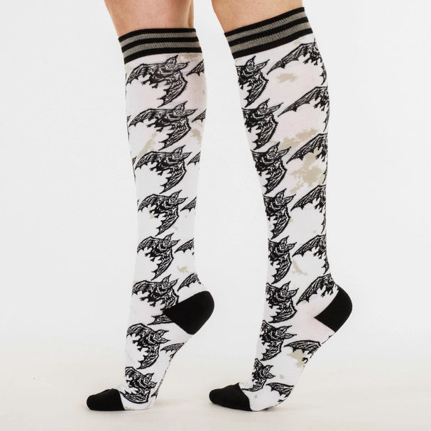 Batstooth Knee Socks