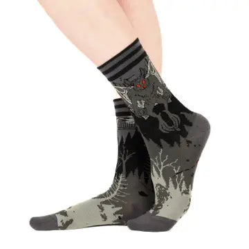 Mothman Crew Socks