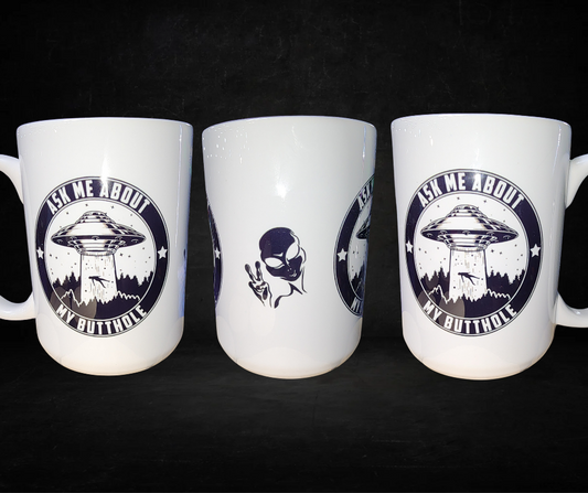 Funny Alien Abduction Mug
