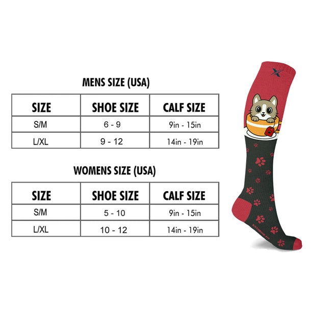 Cats Knee High 3 Pack Compression Socks