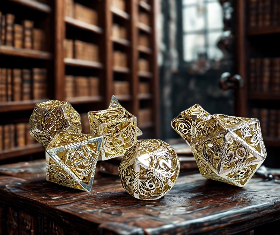 Glittering Philosophy Hollow Metal Dice