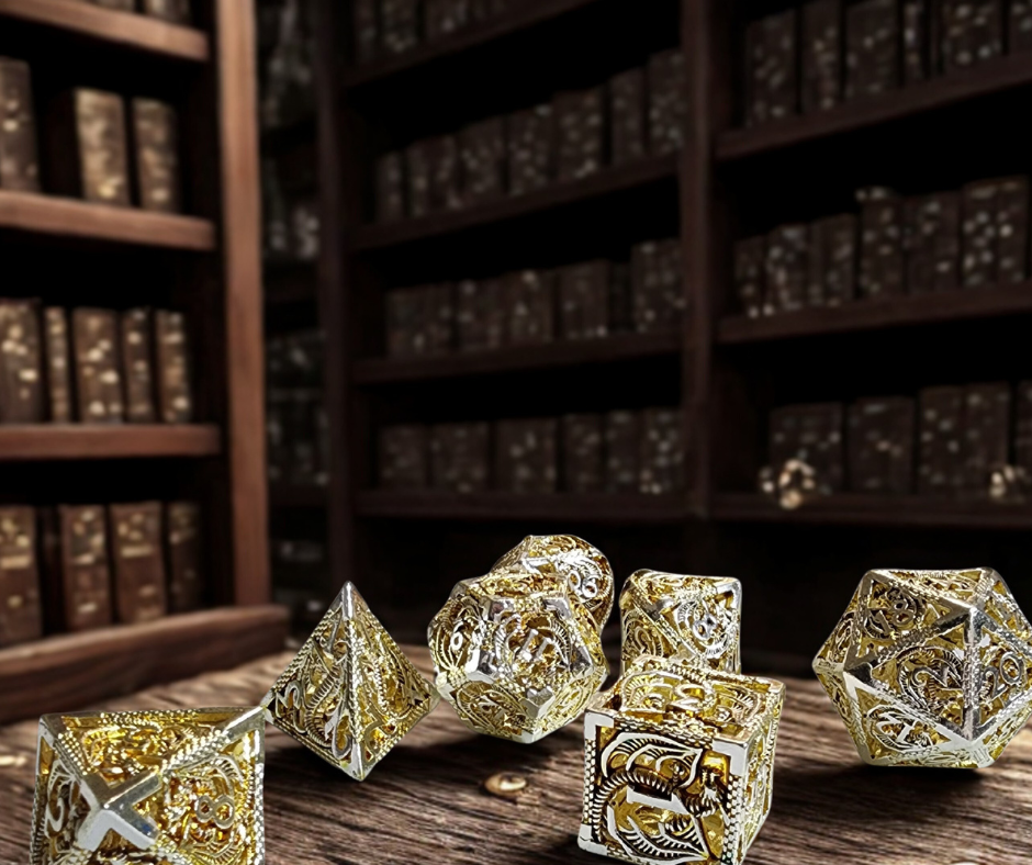 Glittering Philosophy Hollow Metal Dice