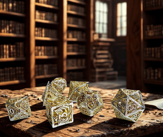 Glittering Philosophy Hollow Metal Dice