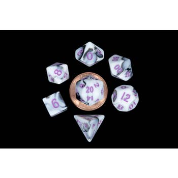 10mm Mini Dice Acrylic Polyhedral Set