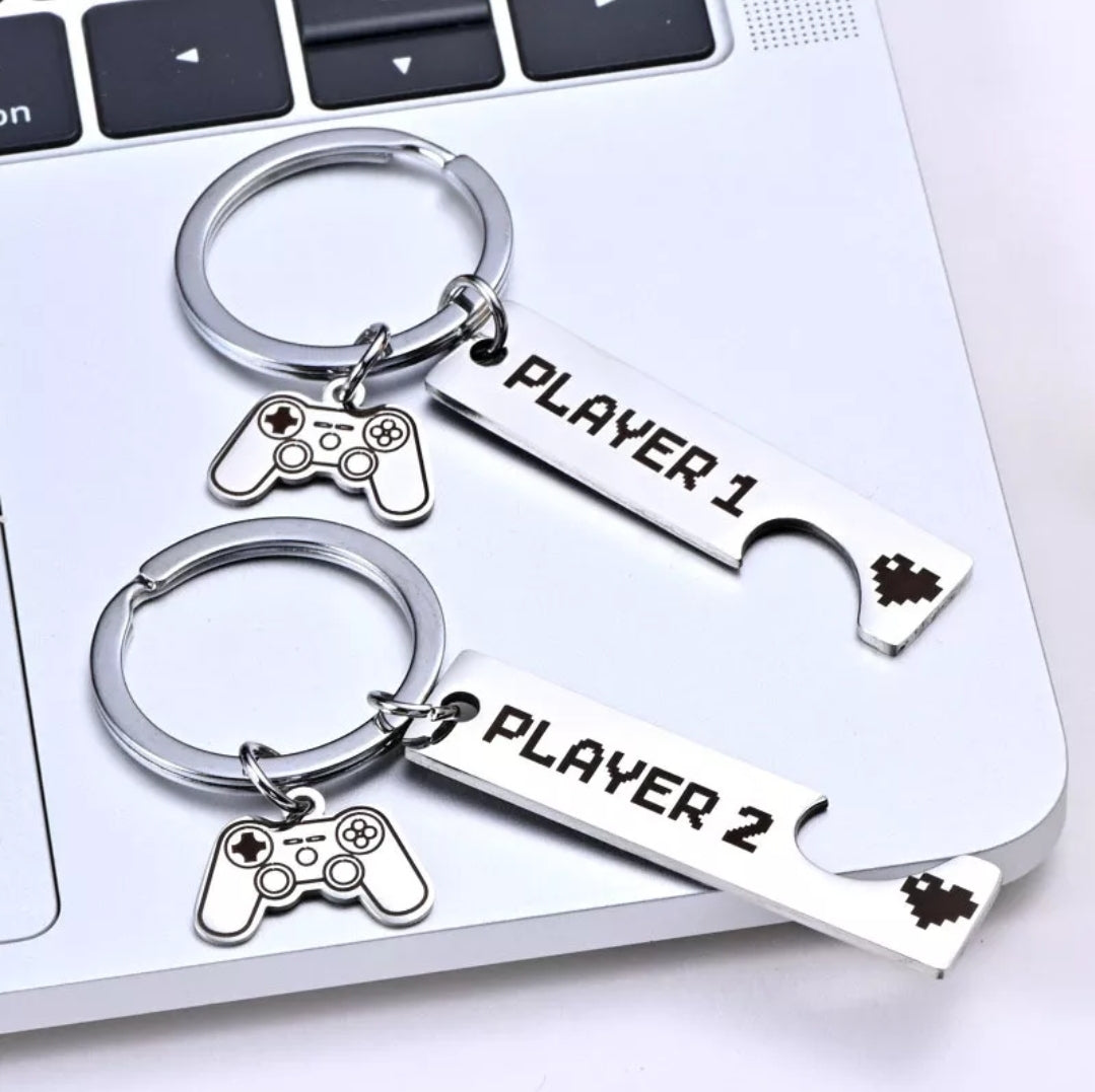 Player 1 & 2 Keychain