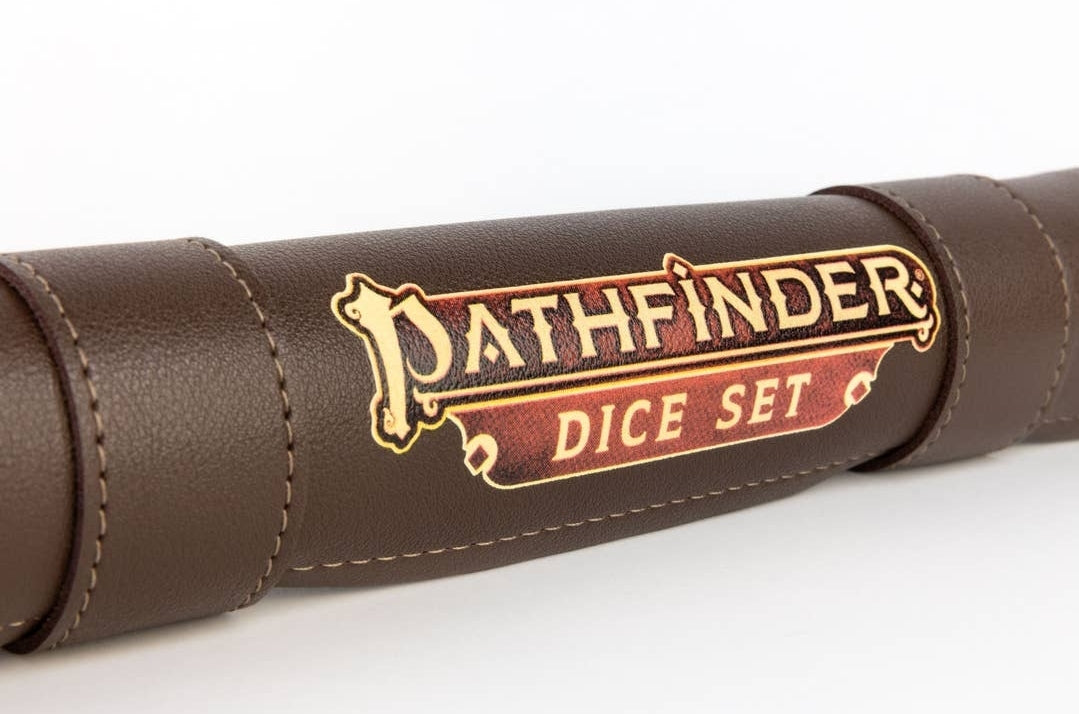 Pathfinder Dice Scroll Rolling Mat and Carrying Case