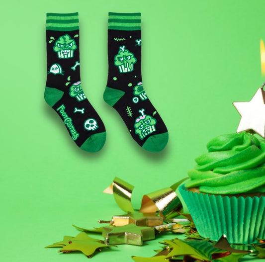 Zombie Cupcake Crew Socks