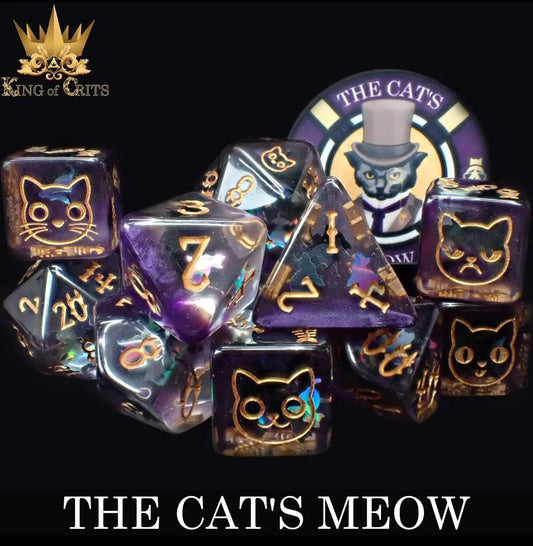 The Cat's Meow - 11 Piece Dice Set