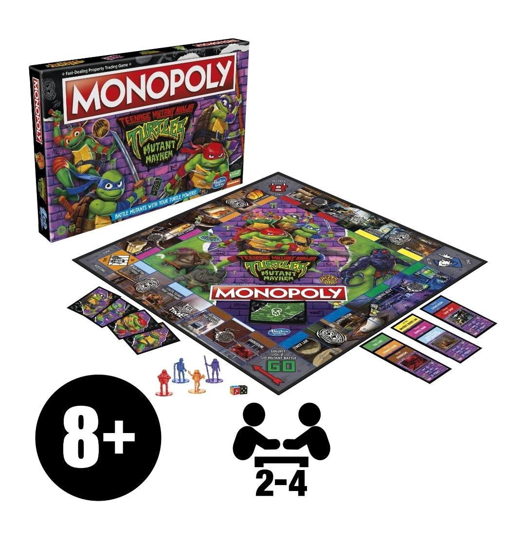 Teenage Mutant Ninja Turtles Mutant Mayhem Monopoly