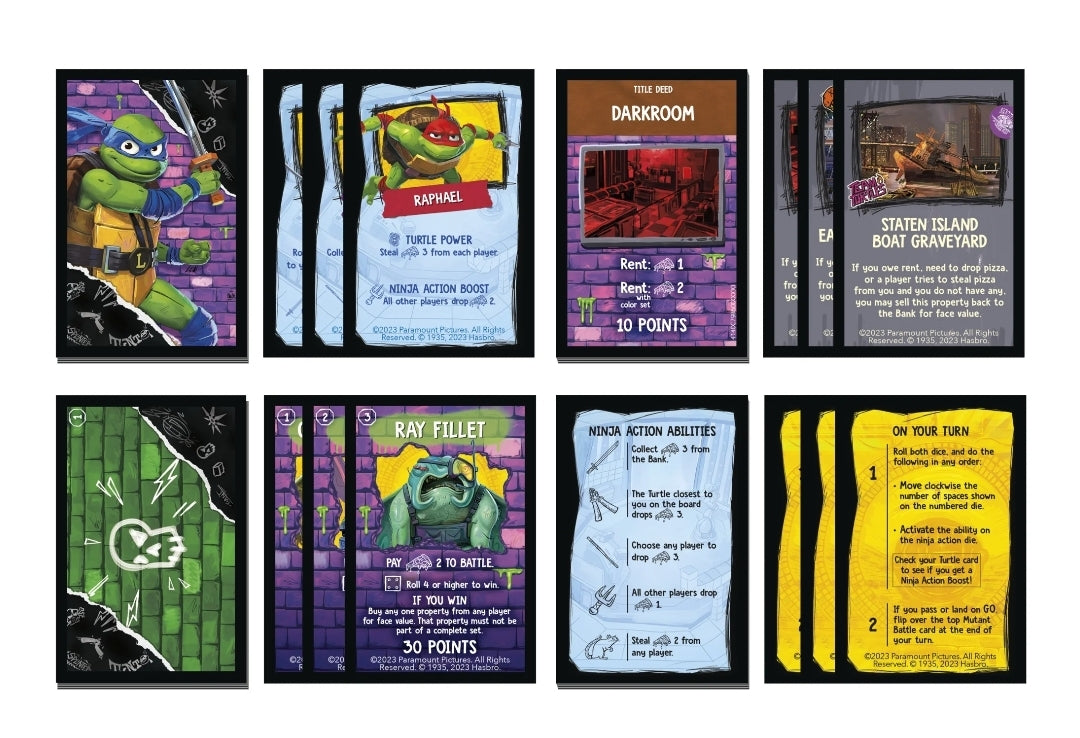 Teenage Mutant Ninja Turtles Mutant Mayhem Monopoly