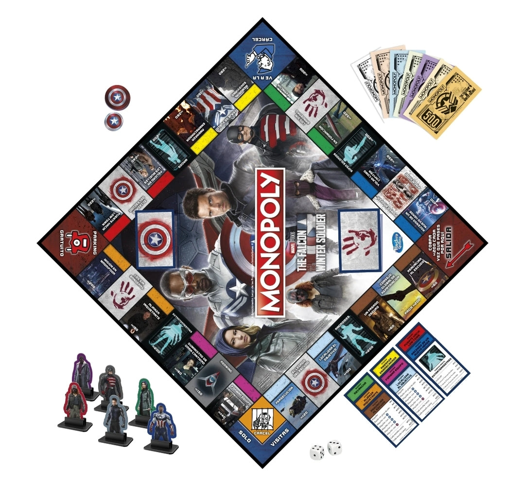 Marvel Studios' The Falcon and The Winter Soldier Edition Monopoly