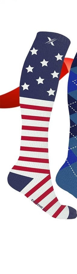 Stars & Stripes Compression Socks