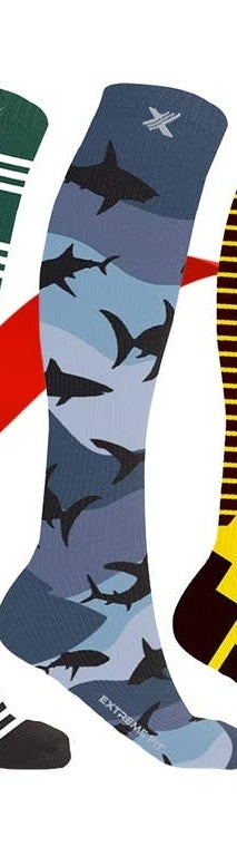 Shark Week Compression Sock
