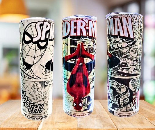 Spiderman Comic Tumbler