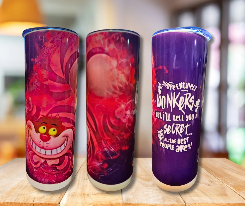 Bonkers Cheshire Cat Tumbler
