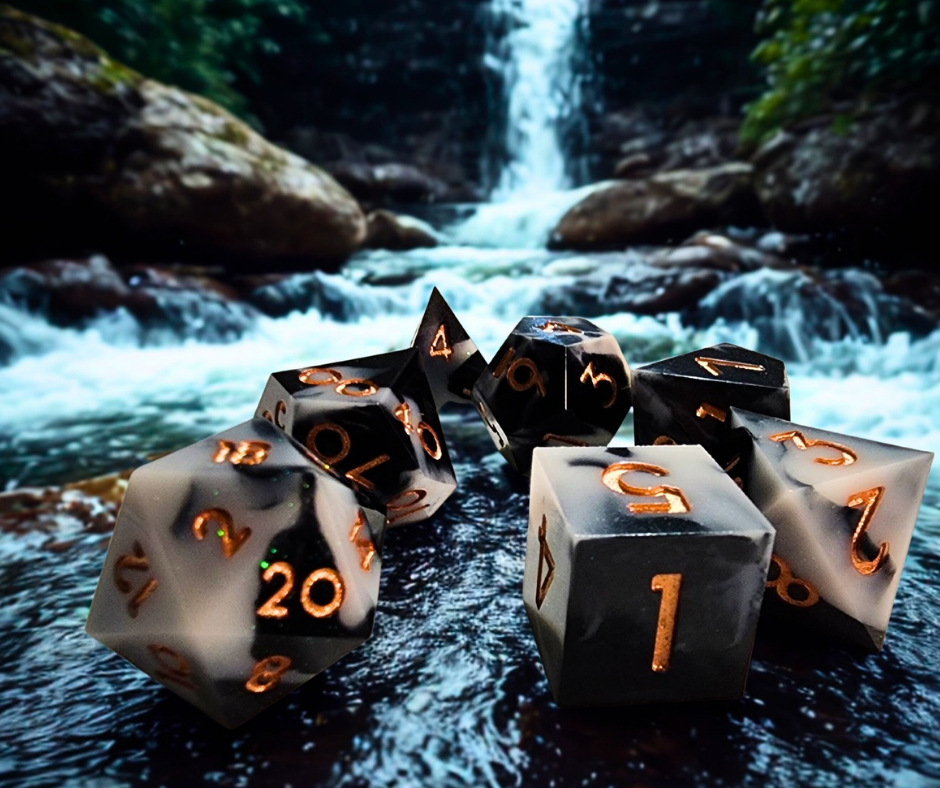 Marbled Decadence Dice Set
