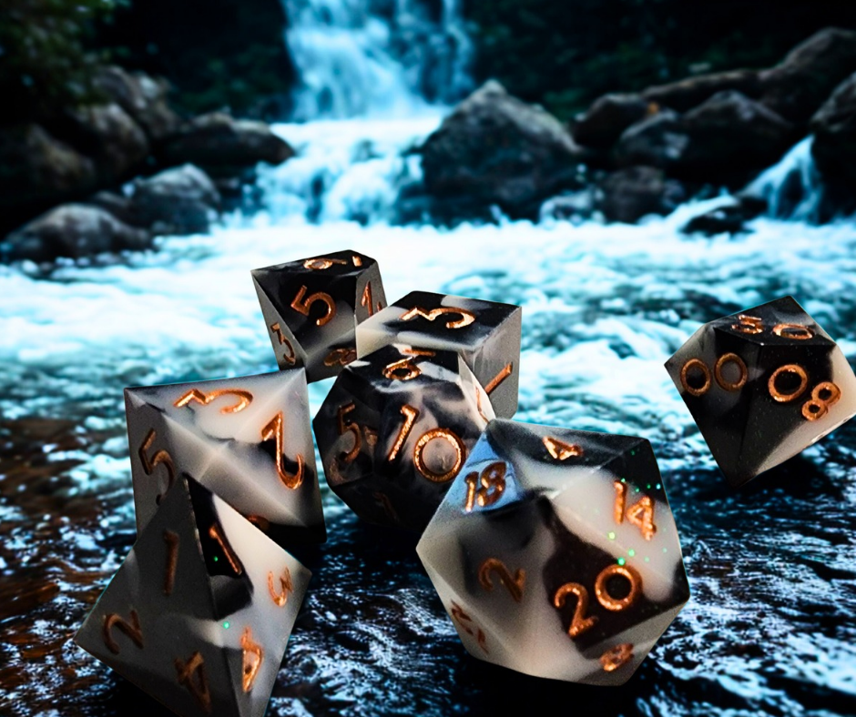 Marbled Decadence Dice Set