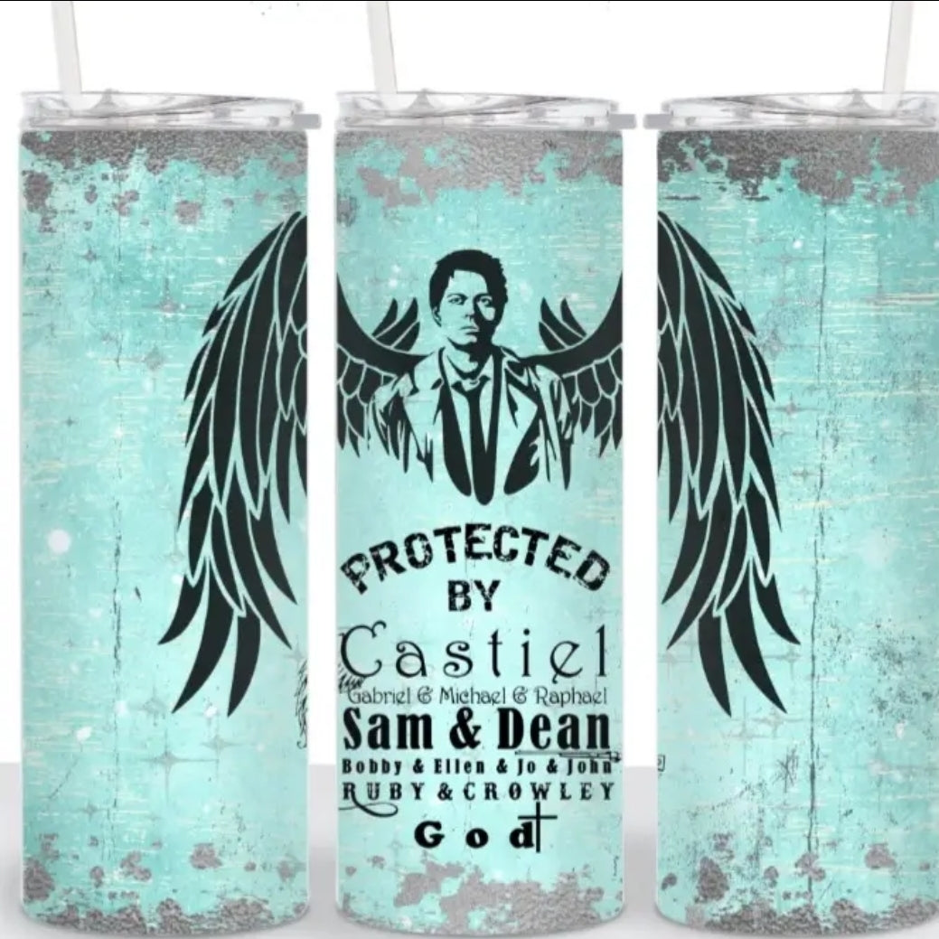 Guarded by Castiel Tumbler