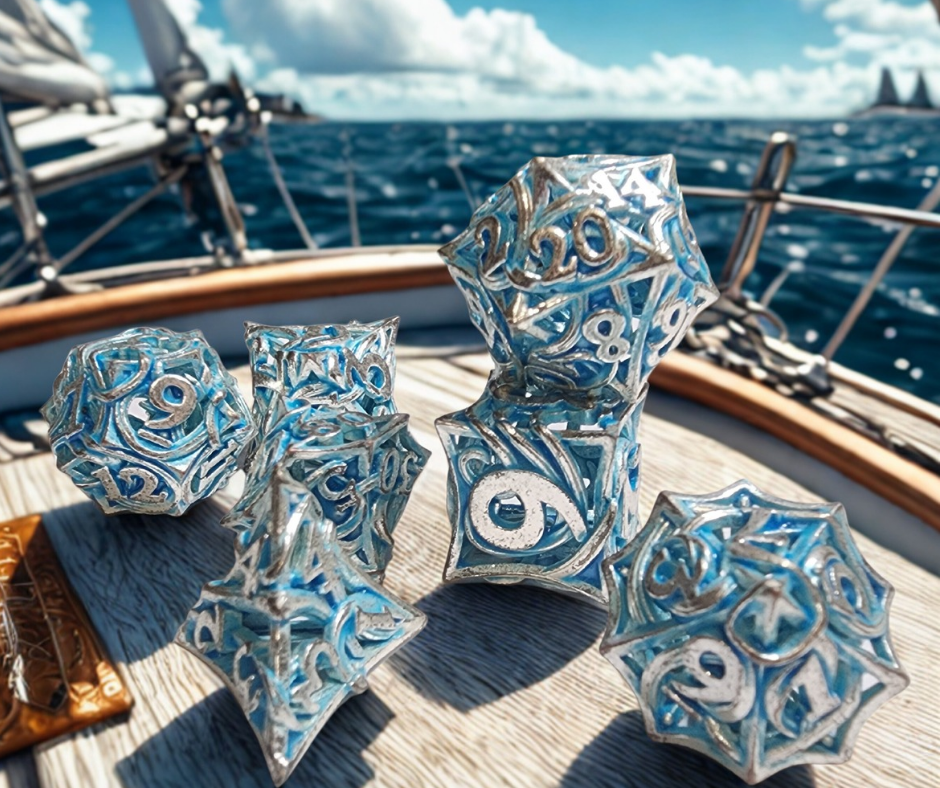 Ghost Ship Glow-in-the-Dark Dice Set