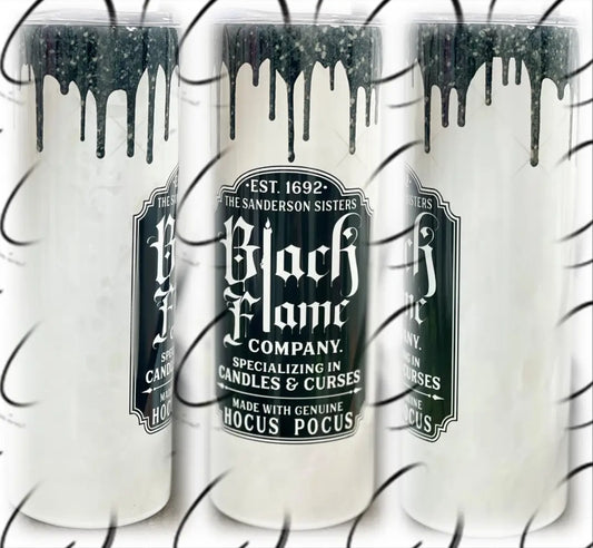 Black Flame Candle Tumbler