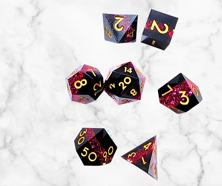 Void's Touch Polyhedral Dice Set