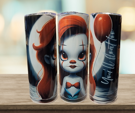 Mermaid Clown Tumbler
