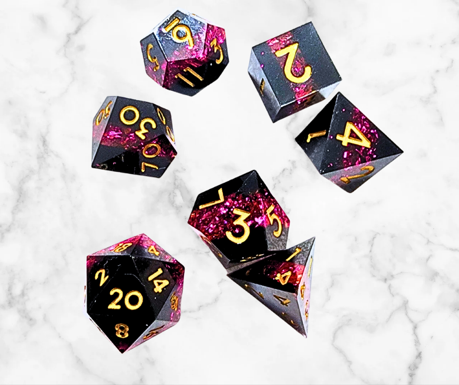 Void's Touch Polyhedral Dice Set