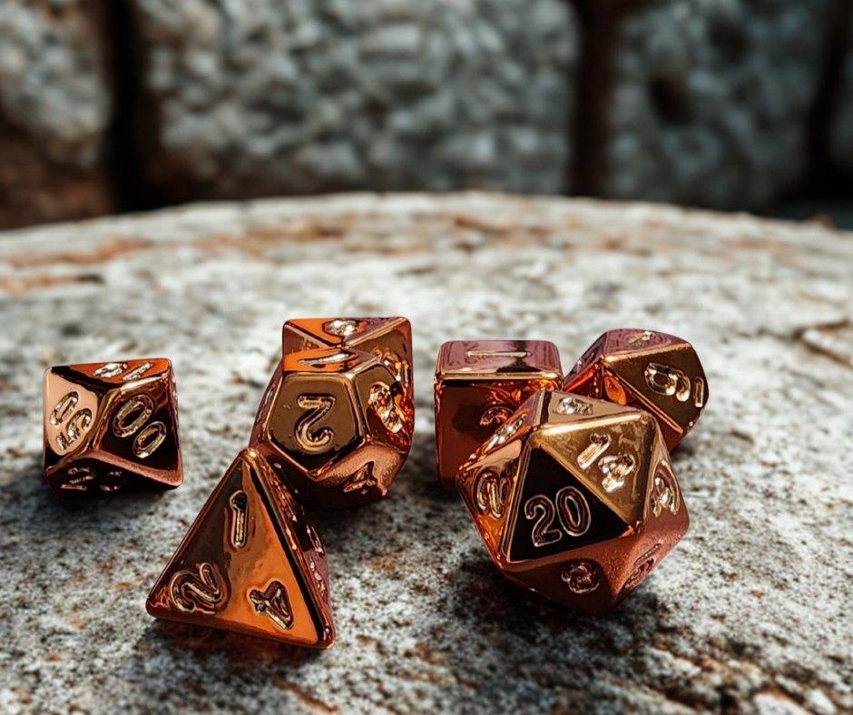 Copperhead Strike Polyhederal Dice Set