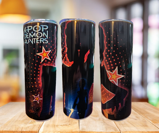 K Pop Demon Hunter Rumi Silhouette Tumbler