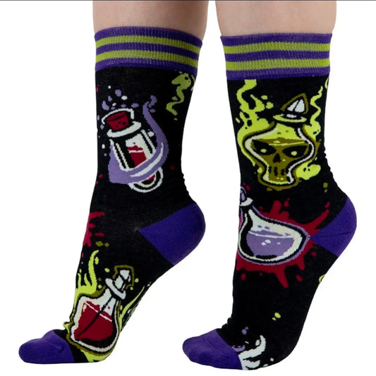 Vile Vials Crew Socks