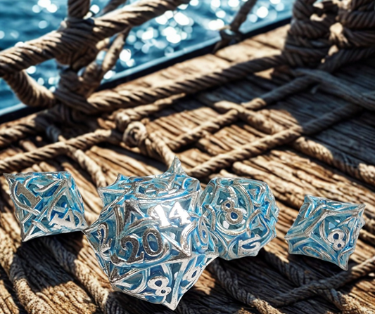 Ghost Ship Glow-in-the-Dark Dice Set
