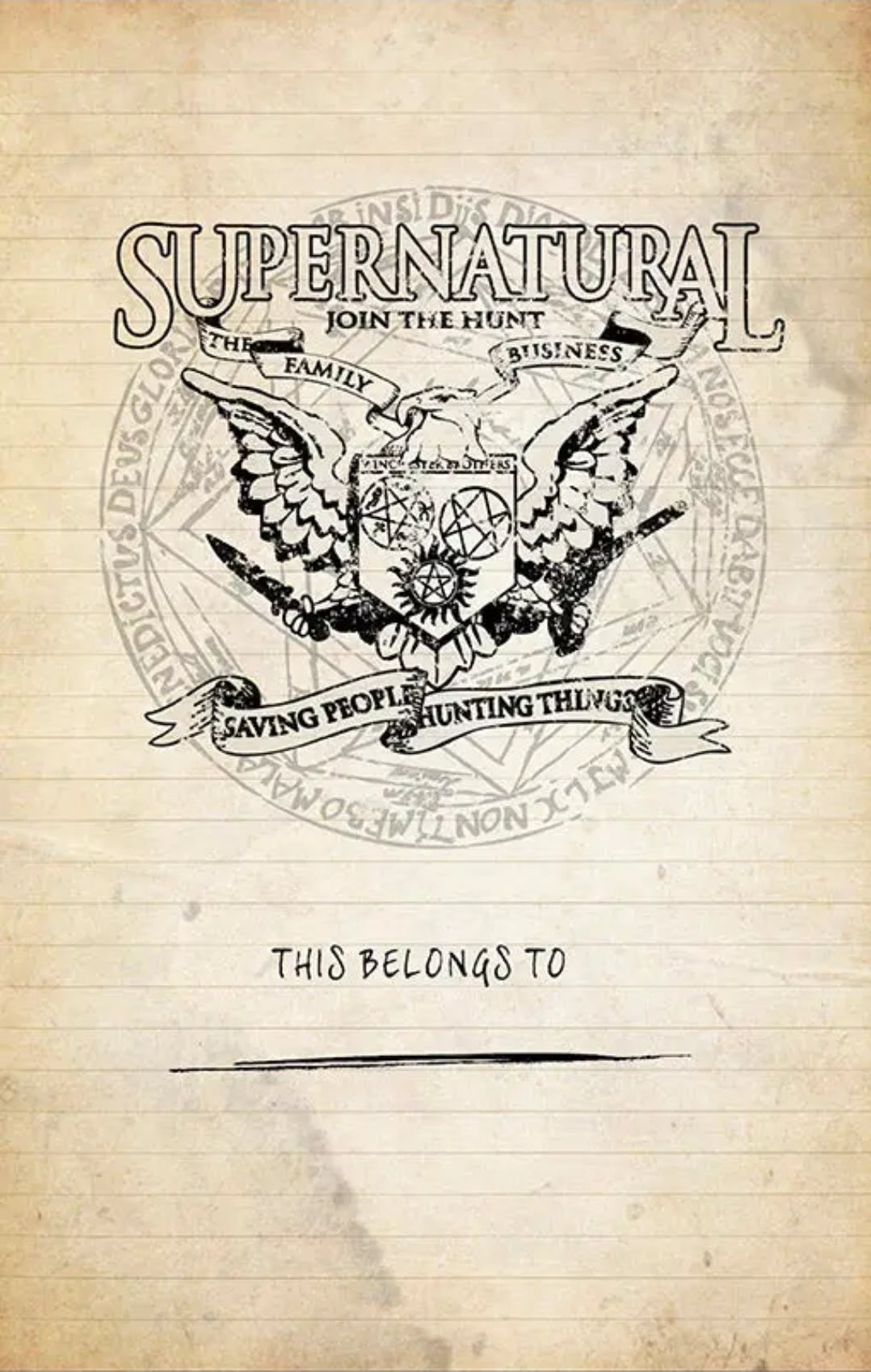 Supernatural: Join the Hunt Hardcover Journal