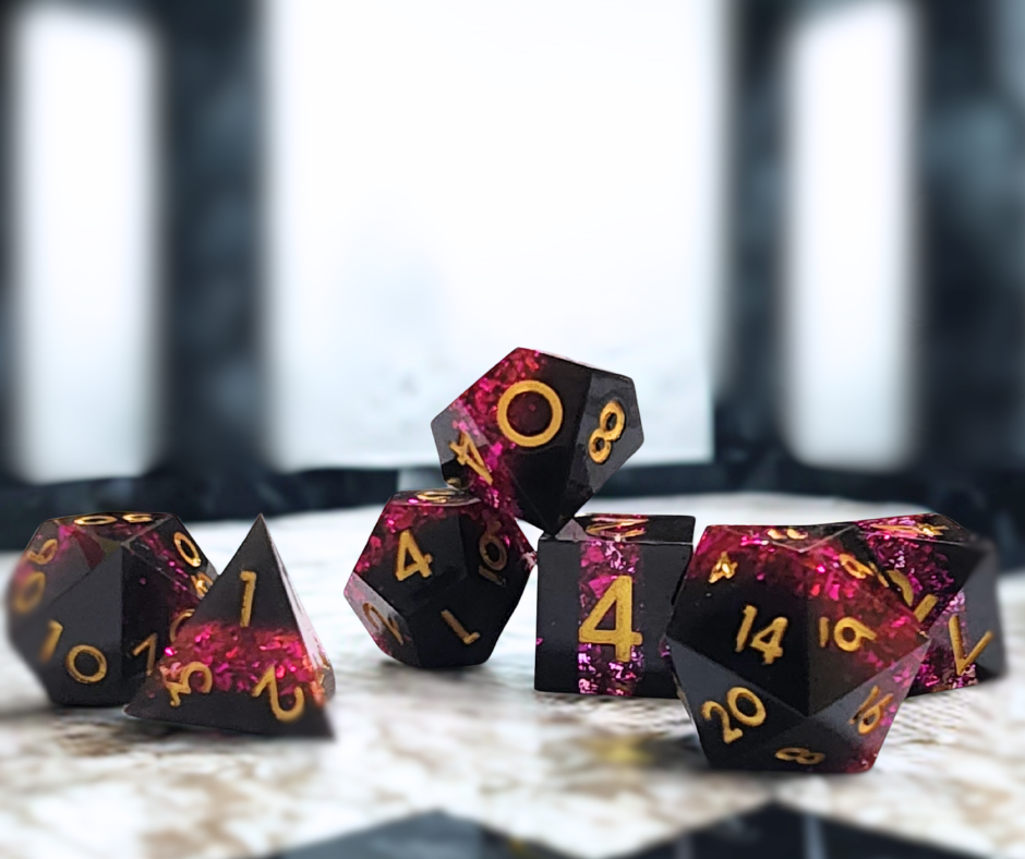 Void's Touch Polyhedral Dice Set