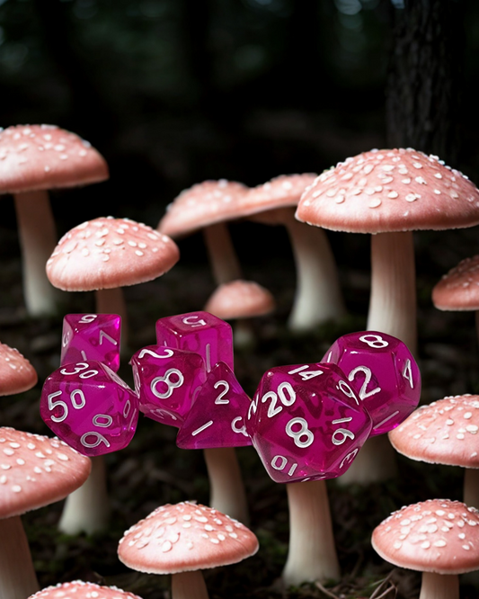 Fairy Bloom Mini Polyhederal Dice Set