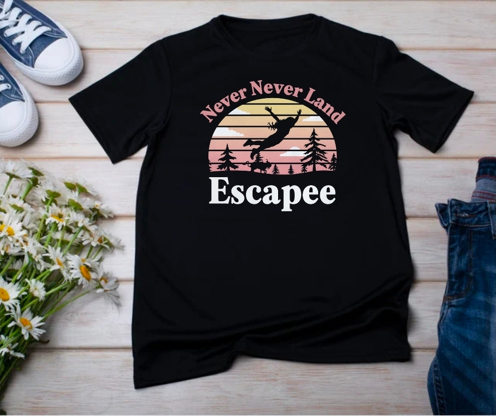 Never Never Land Escapee Tshirt