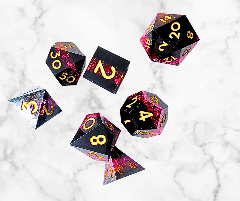 Void's Touch Polyhedral Dice Set