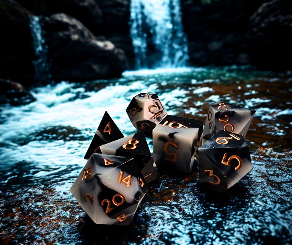 Marbled Decadence Dice Set