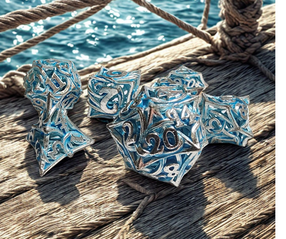 Ghost Ship Glow-in-the-Dark Dice Set