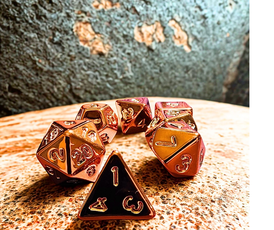 Copperhead Strike Polyhederal Dice Set