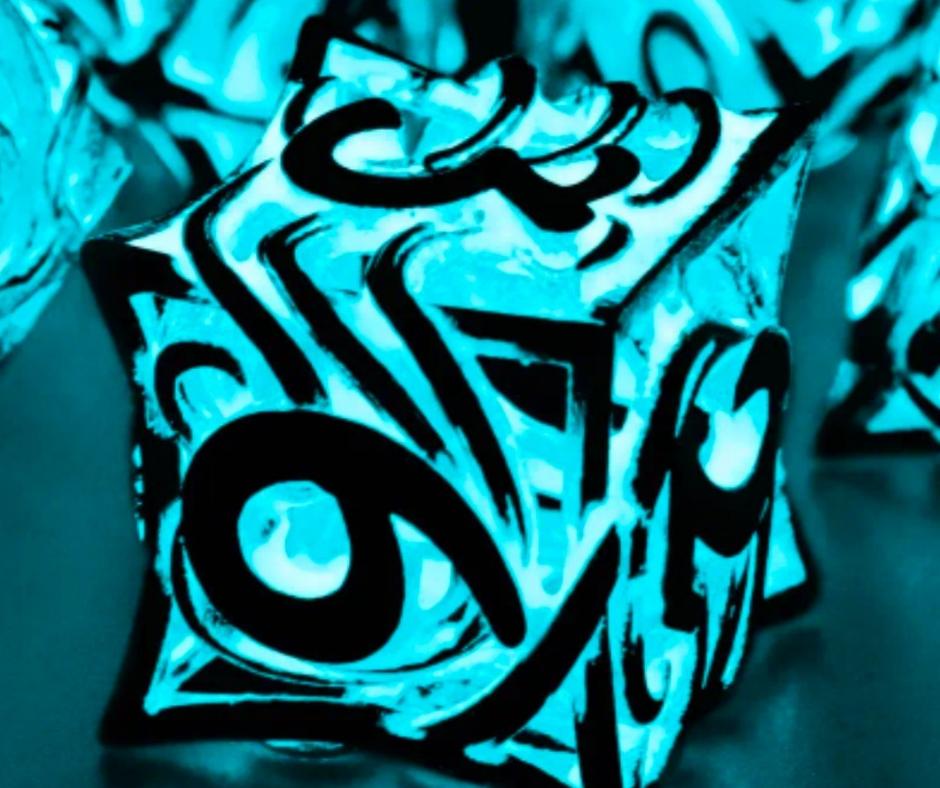 Ghost Ship Glow-in-the-Dark Dice Set