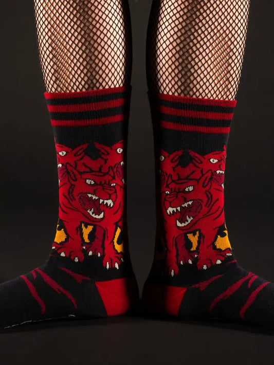 Evil Cerberus Socks