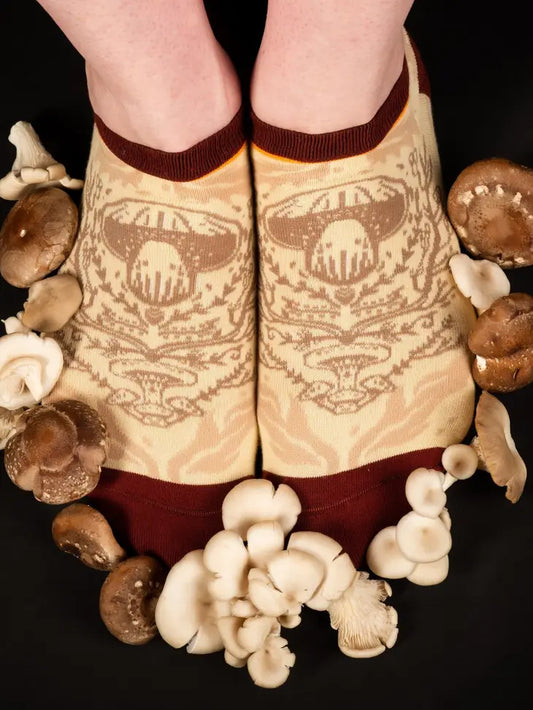 Death Cap Mushroom Ankle Socks