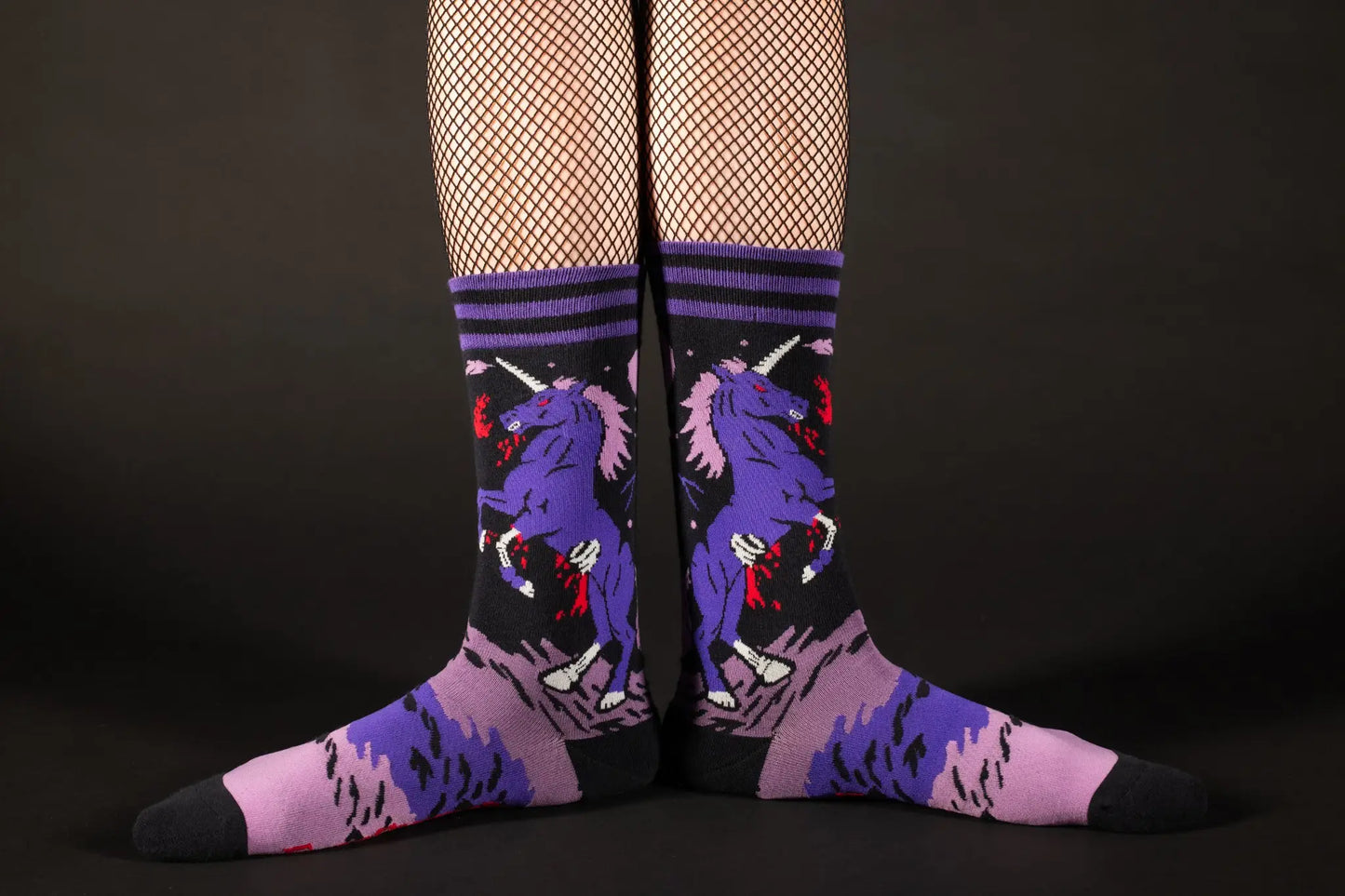 Evil Unicorn Socks