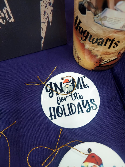 Gnome for the Holidays Ornament