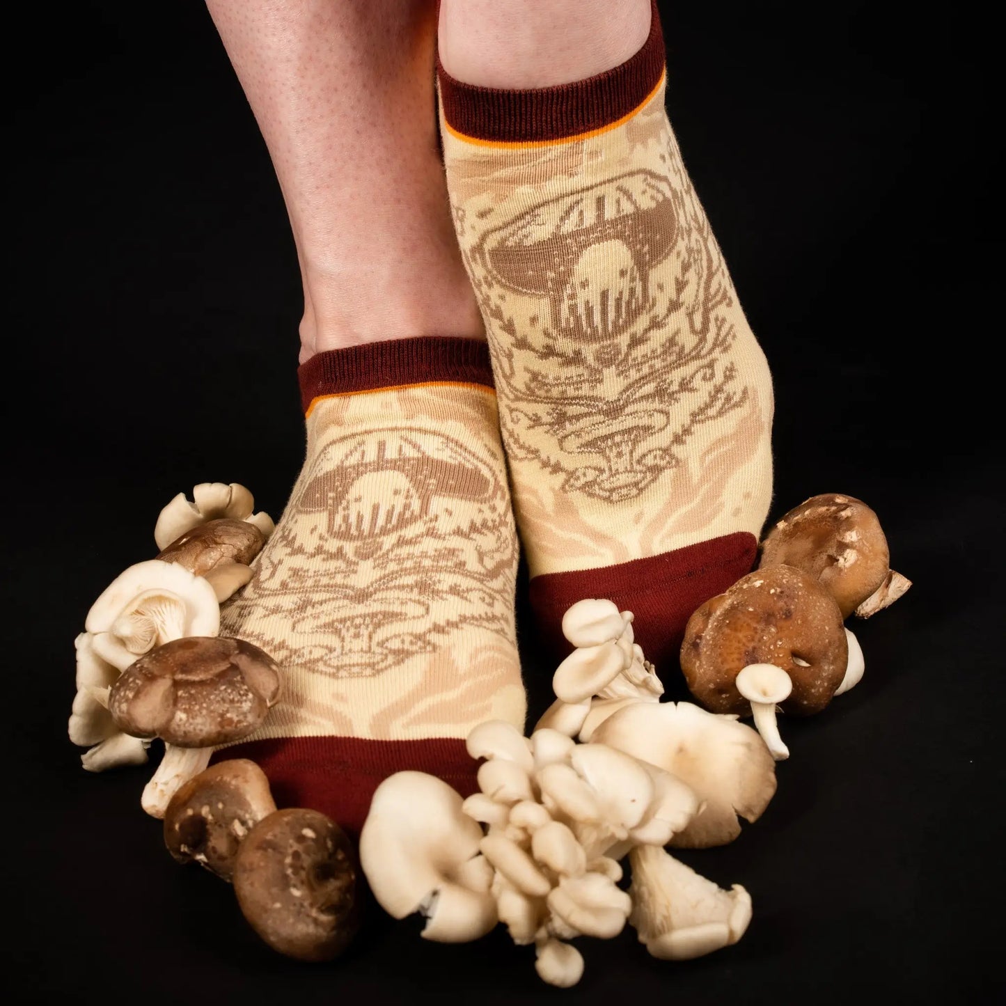 Death Cap Mushroom Ankle Socks