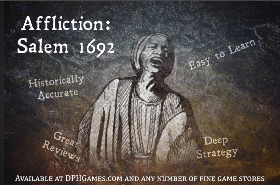 Affliction Salem 1692 Tabletop Game