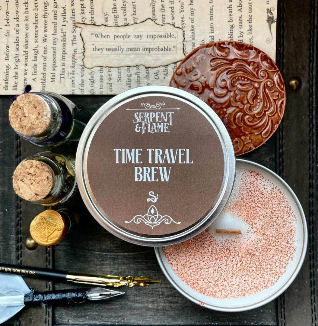 Time Traveler Brew Candle